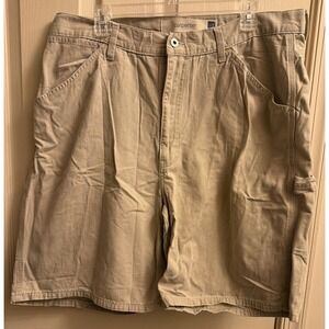 Vintage GAP Carpenter Khaki Shorts Men 38 Baggy Hip Hop Skate 90s Y2K EUC